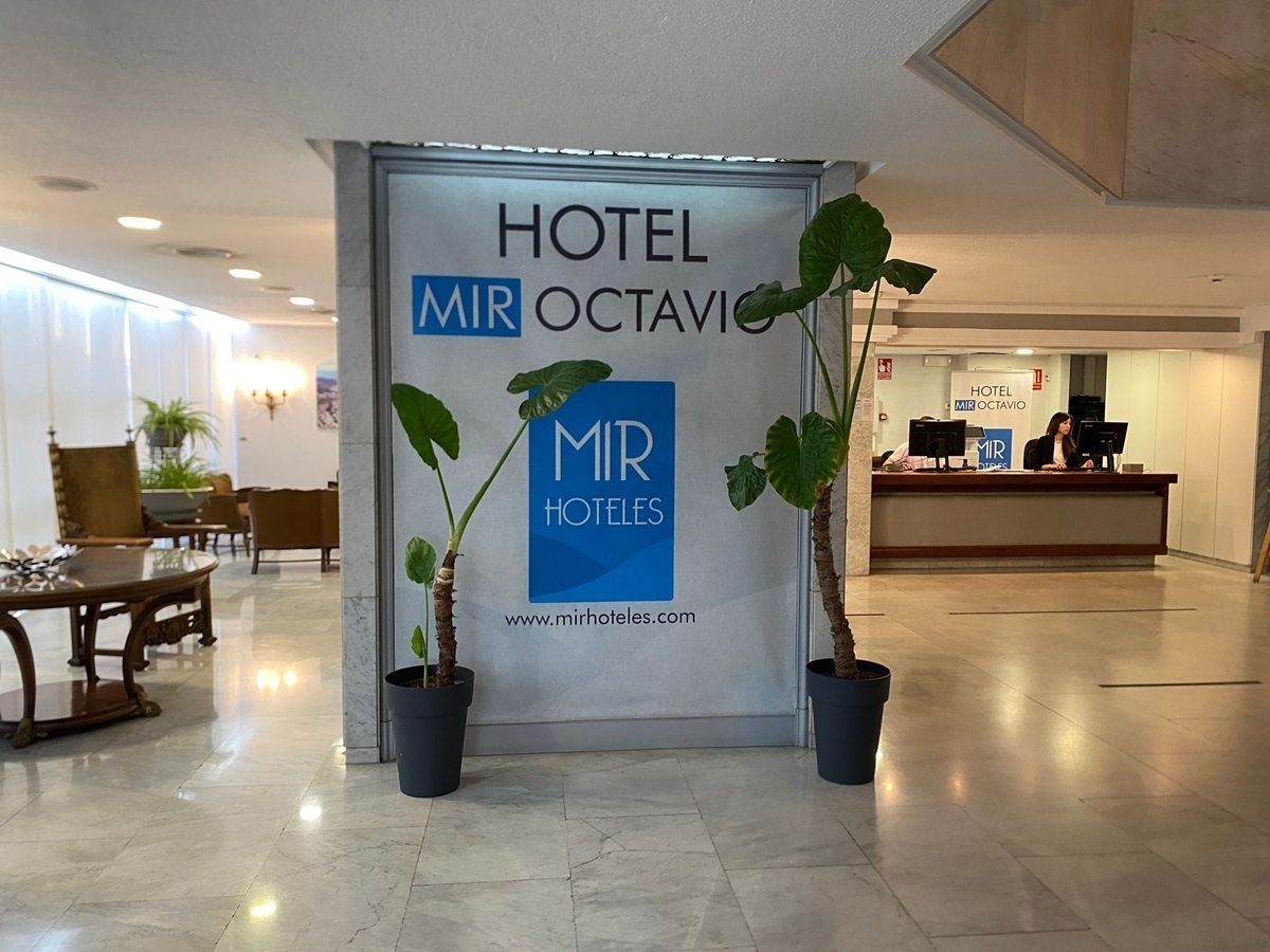 Recepción del hotel